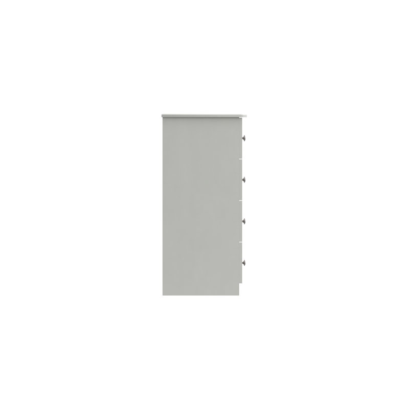 Adnan 78 cm W Chest of 4 Drawers, White