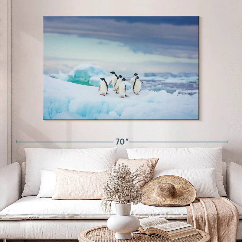 Pingouins adorables de Brampt, H 34 po x l 51 po