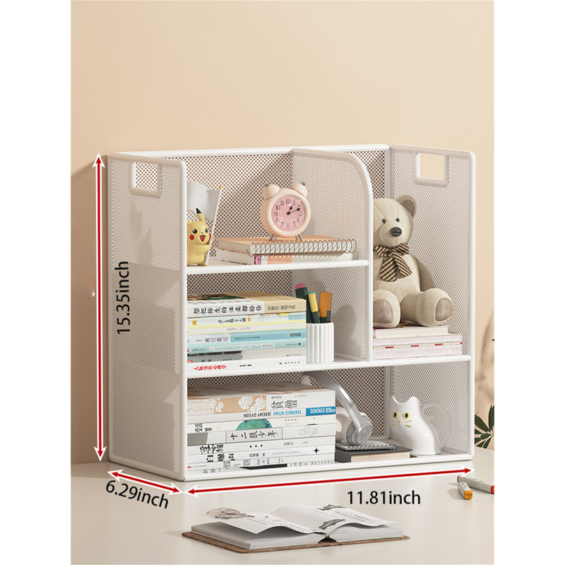 Organisateur de bureau en métal Coppolino, Blanc