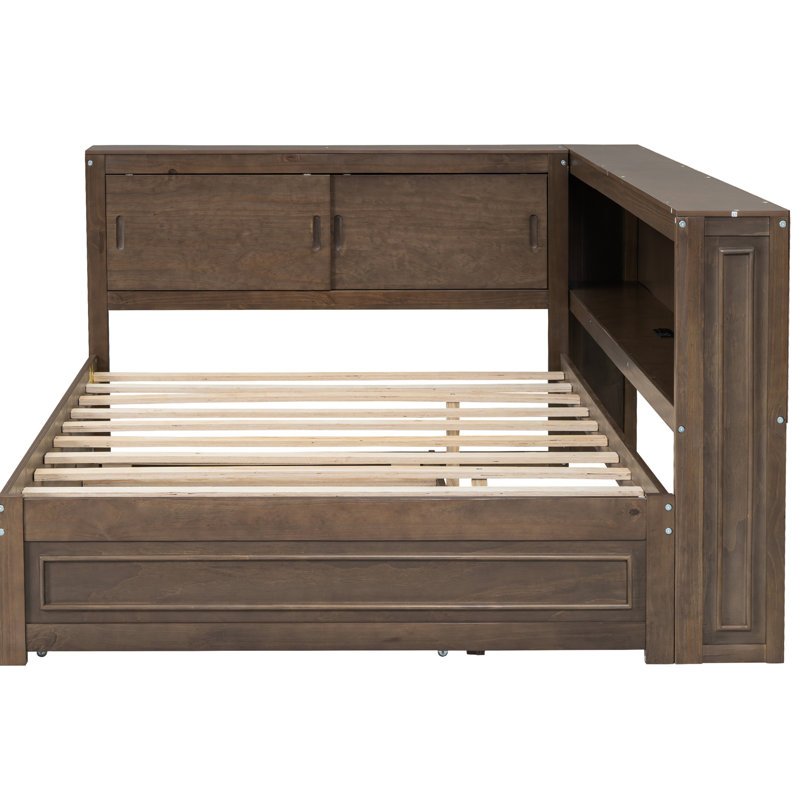 Twin Size Metal Platform Bed With Wooden Headboard/ - Option, No Box Spring Requirement, Under Storage Availability, Easy Assembly, Modern Head/ Attachment, Not Needed, Underbed