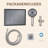 12" Rectangular Dual Shower Head Combo with 6-Spray Handheld Shower Wall Mount Brushed Nickel-122060555
