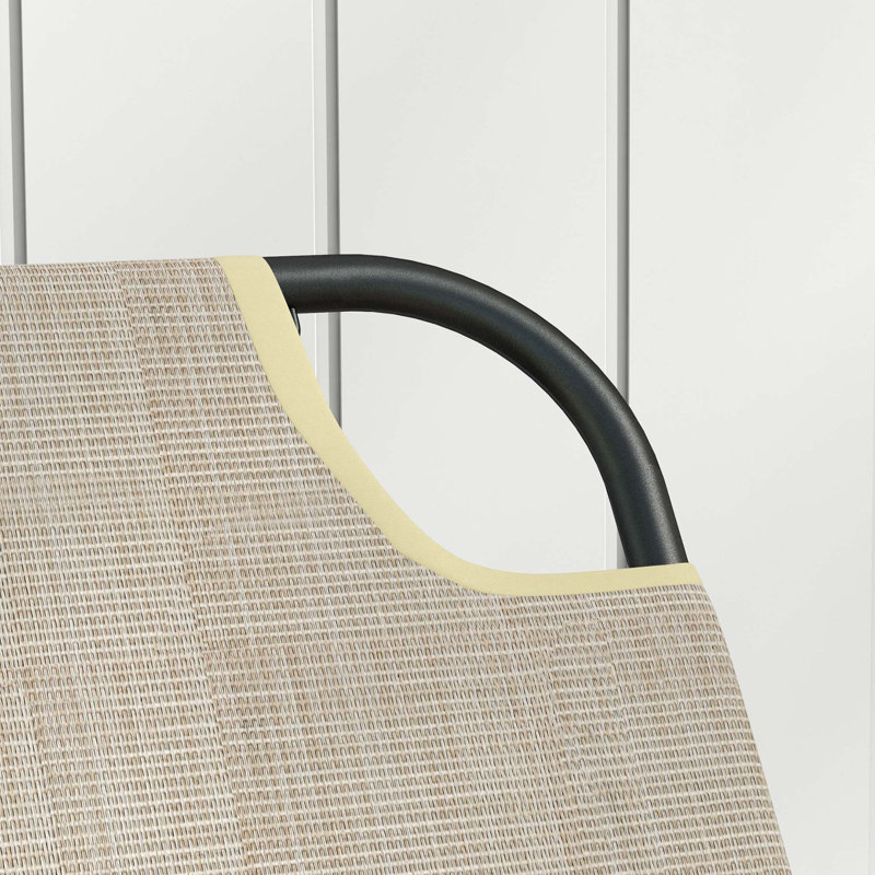 Chaise berçante d'extérieur pour la détente et le confort robuste
