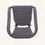 Ensemble de 2 chaises bistro d'inspiration française avec structure en aluminium, finition à imprimé bois, emballage en osier-1486310779