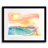 Sint Maarten Caribbean Vibes At Maho Beach Print by Martina Bleichner