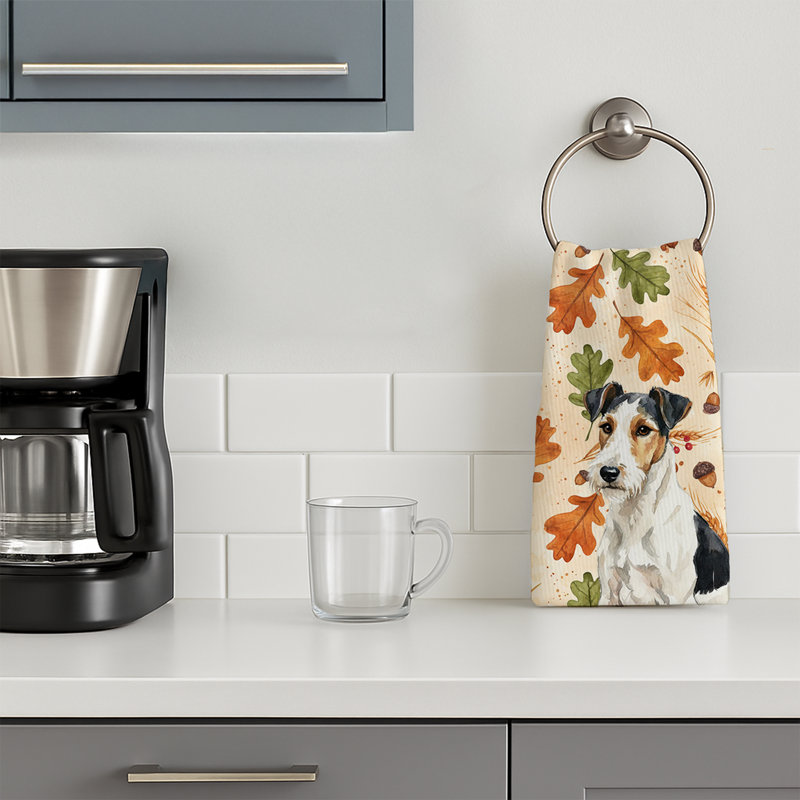 Serviette de cuisine tricolore Sheltie, Smooth Fox Terrier