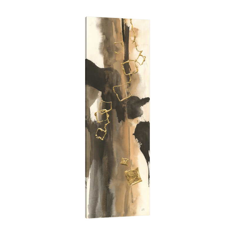 «Smoke And Miroirs II», toile tendue par Chris Paschke, H 45 po x l 15 po x P 1,5 po