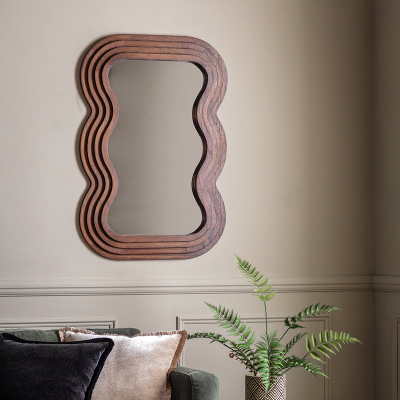 Abdouallah Wavy Mirror, 90cm x 62cm