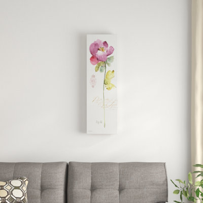 Rainbow Seeds Loose Floral II by Lisa Audit - Wrapped Canvas Print