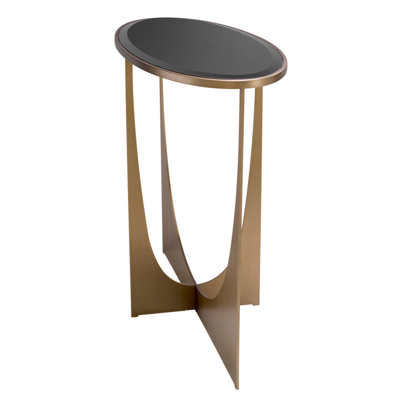Console Table Elegance Brushed Brass Finish - Frame