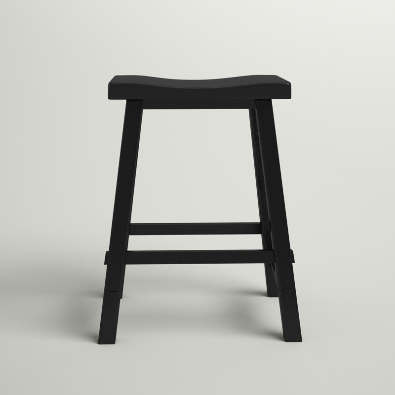 Knaack 30" Barstool w/ Chair Glides, Black, Bar Stool (30" Seat Height)
