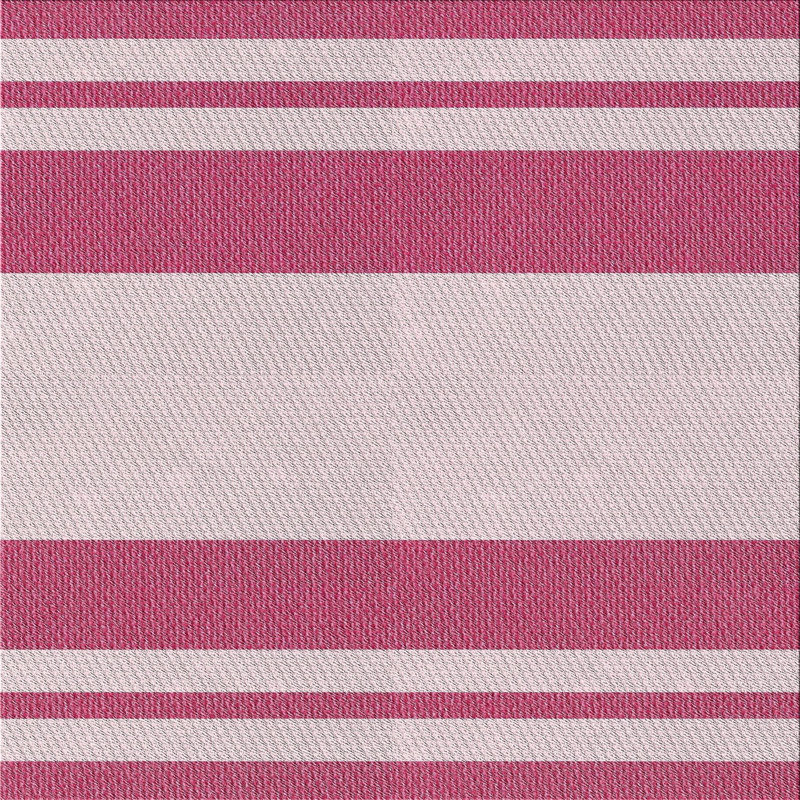 Tapis rose à rayures Antria, Carré 7 pi