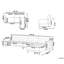Childers 5 Seater Velvet Sofa Bed-412182802-412182801