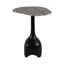Élégante table de bout en marbre avec base piédestal sculptée Jackins-106720833