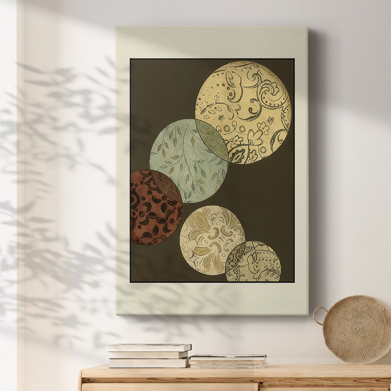 Small Pattern Composition I On Canvas Print, 12'' H x 8'' W