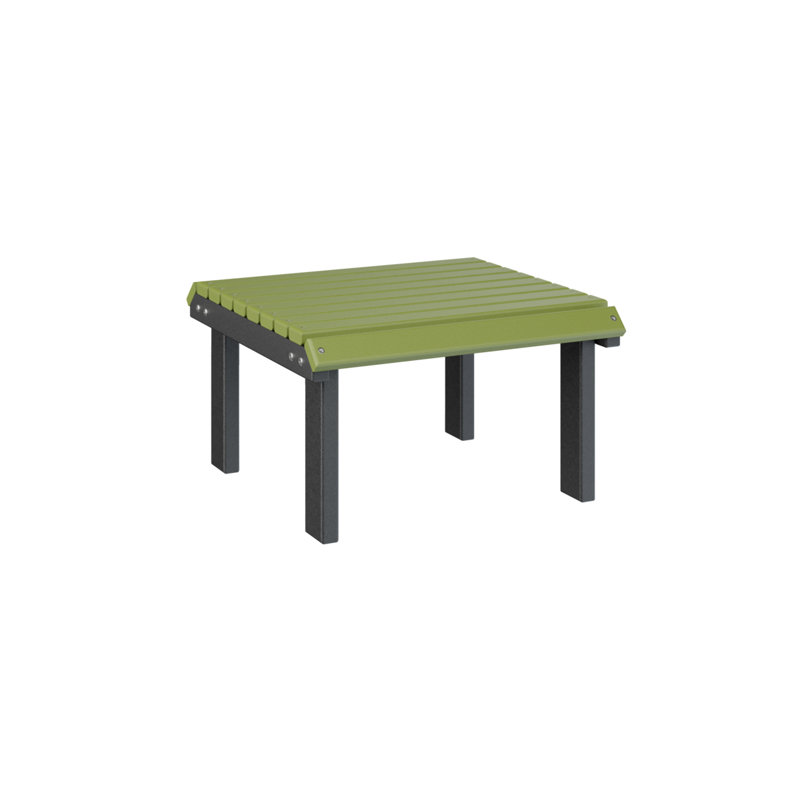 Repose-pieds fixe Berlin Gardens, Kiwi Green Top/Black Base