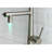 Heavy Duty Commercial Style Pull Down Kitchen Faucet With Single Handle Pre-Rinse, Ceramic Filler In Brushed Nickel Style, High Arc And Lead Construction 360 Degree Rotation 2 Function Spout