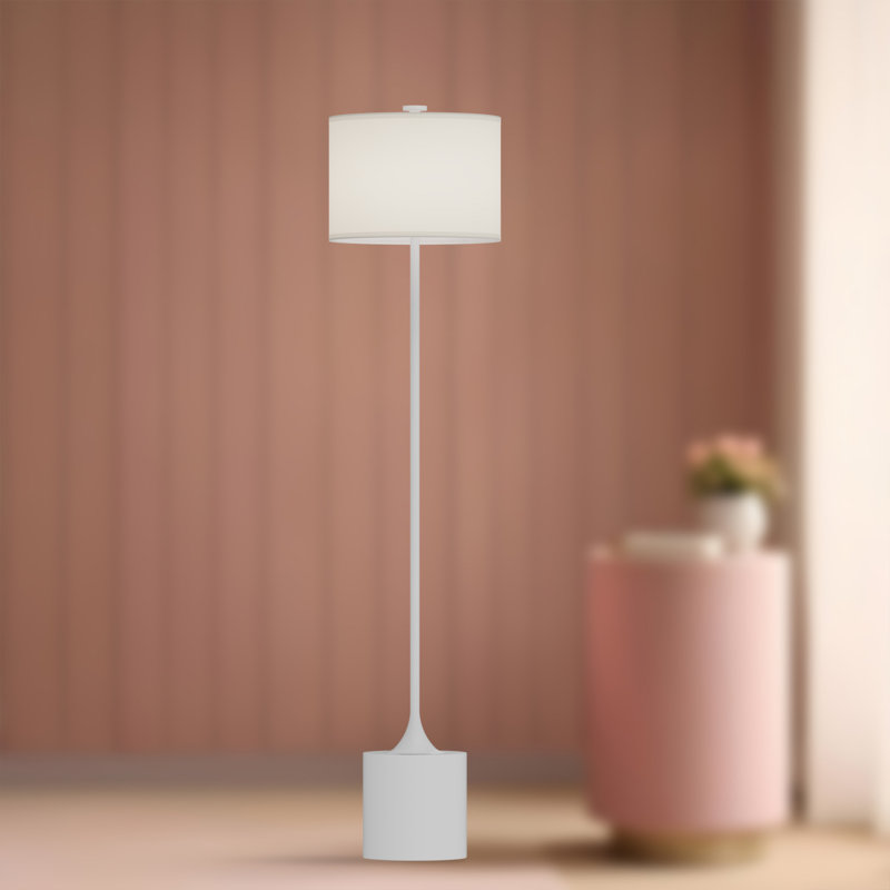 Lampe sur pied Fabeha 61,25, Blanc