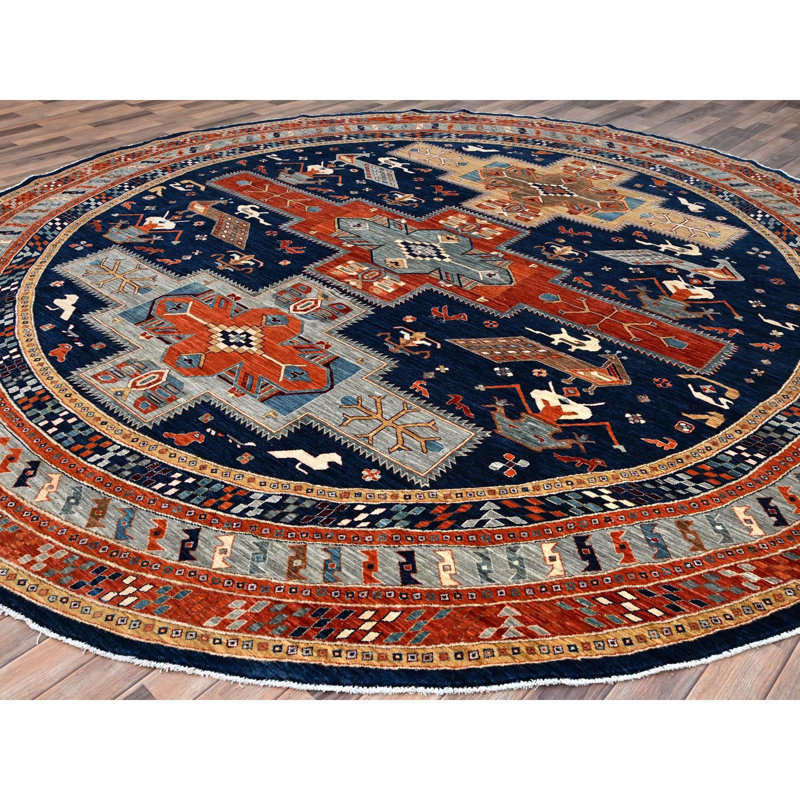Tapis unique 12 pi x 12 pi Xandra