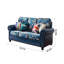Canapé moderne en chenille simple 78,7 po
