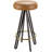 Yuina Upholstered Counter Stool with Metal Frame