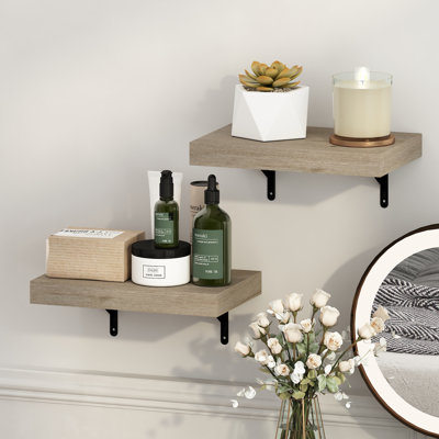 Beyhan 2 Piece Bracket Shelf