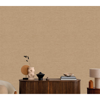 Papier peint texturé non tissé non tissé en chêne français Pi.