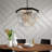 4-light Dimmable Modern Glass Chandelier