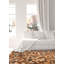 Tapis unique en laine noué à la main 4 pi 11 po x 7 pi 8 po nouvel âge Inke en brun / beige / noir