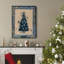 Silhouette d'arbre sur toile tendue avec châssis - Prêt à accrocher-1621737814