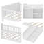 Lit mezzanine simple avec glissade et rangement mobile Playful | Escalade active amusante | Barrières de sécurité pour enfants-1187310628