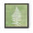 Toile avec cadre gris