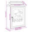 Cast Aluminum Wall Mounted Post Box-125152616