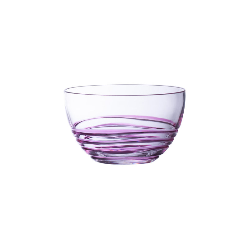 Fludd 27 oz. Petit bol à salade Swirl, Rose
