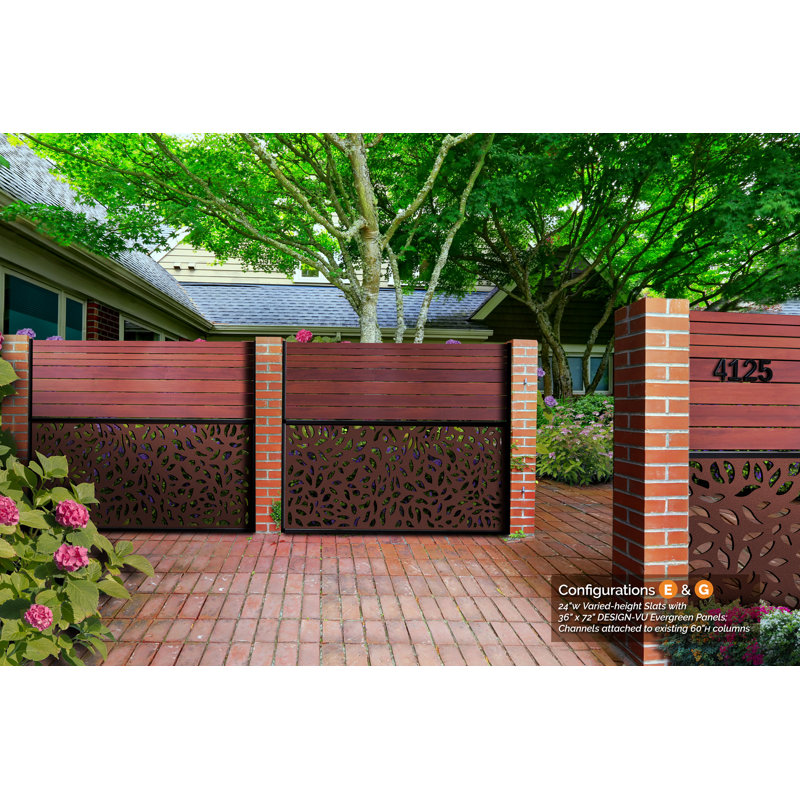 24 in. Galvanized Steel Decorative Screen Panel