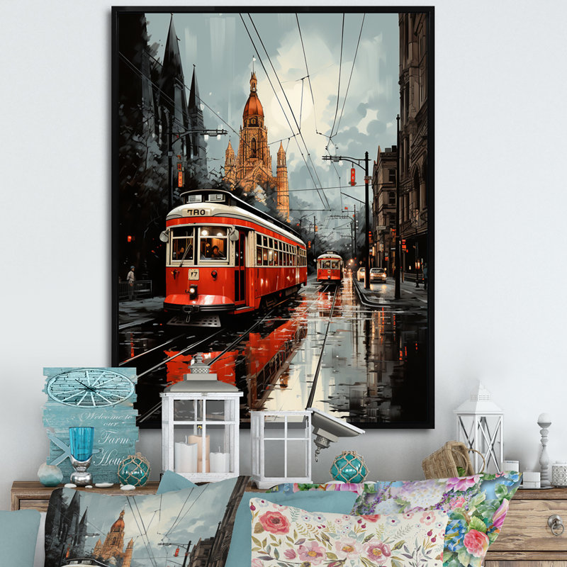 «Lynese Toronto Urban Contrast I», reproduction sur toile, H 40 po x l 30 po x P 1,5 po, Cadre flottant noir