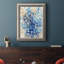 Blueberry Floral II - peinture sur toile encadrée-1851590927