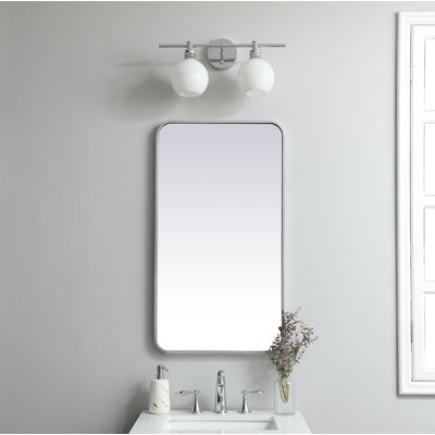 Sabine Metal Rounded Rectangle Wall Mirror