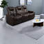 Fauteuil inclinable électrique réglable, cuir fleur, confort moderne, cinéma maison