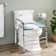 Commode réglable surélevée