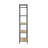 Itzel Antique Oak & Sandy Gray Finish Bookshelf