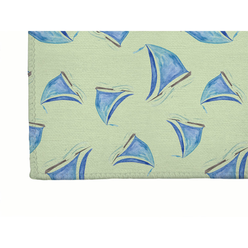 Tapis de bureau léger Summer, L 24 po x P 36 po, Limette