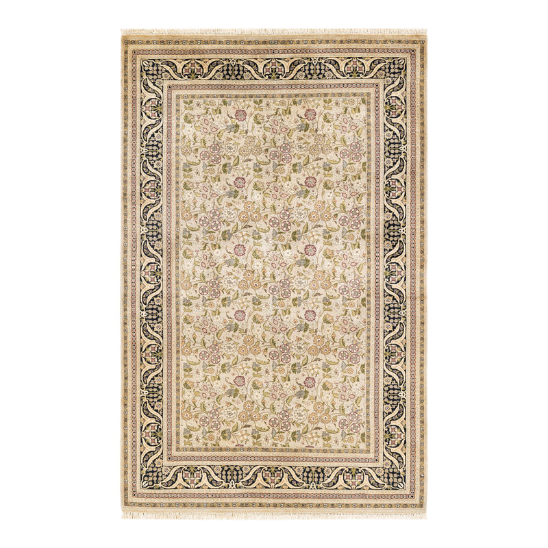 Classic One-of-a-Kind 4' 8" X 7' 3" Hand Knotted Area Rug