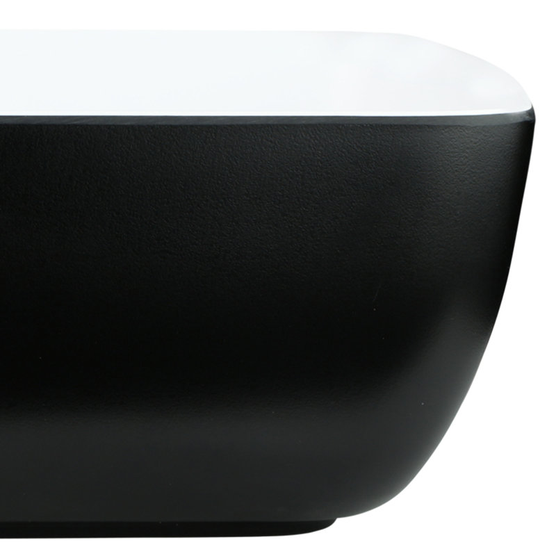 Elite Global Solutions Infinity Melamine Serving Bowl, Black