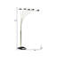 Lampe sur pied 84 "à cinq lumières avec abat-jour dôme 84"-530896226-530896227