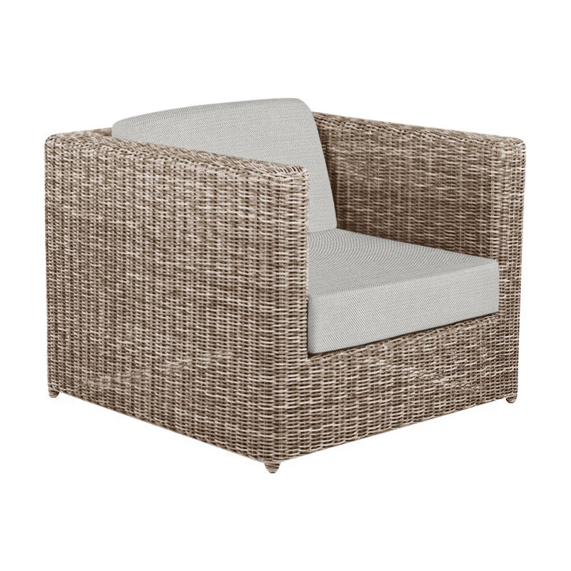 Sag Harbor Outdoor Lounge Chair, Sailcloth Seagull, Sag Harbor Oyster