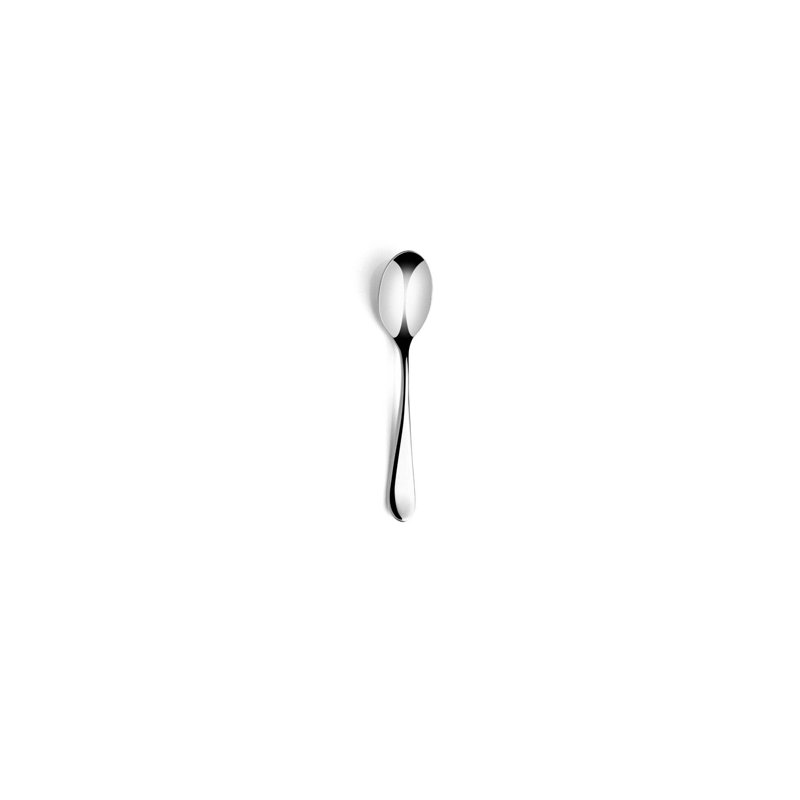 Cuillère à moka en acier inoxydable Clista | Argent | 4,5 po | paquet de 12