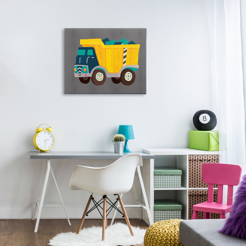 "Dump Truck", art mural par Irene Chan, H 24 po x l 30 po