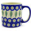 Peacock Stoneware Coffee Mug