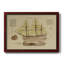 Toile encadrée de qualité supérieure Antique Ship Plan VII - prête à être accrochée-972433703