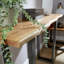Andikan 120cm Solid Wood Top Console Table